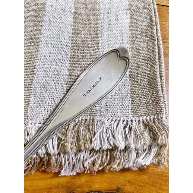 A wonderful antique circa late 1800s heavy silverplated Stilton cheese scoop from a United States and Brazil Mail...