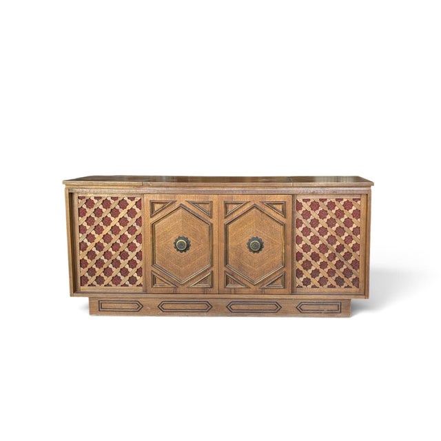 1970s Morse Mediterranean-Style Stereo Console Cabinet For Sale - Image 13 of 18