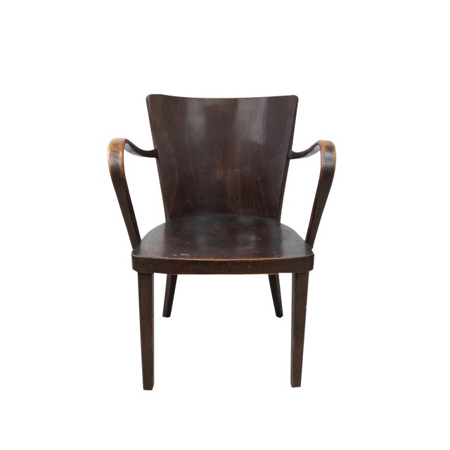 Vintage Bentwood Armchair from Thonet B 47, 1930s For Sale