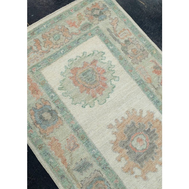 Early 21st Century Turkish Oushak Runner Rug 2'9" x 6'8" #17545 For Sale - Image 5 of 8