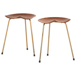 Set of Danish Stools For Sale