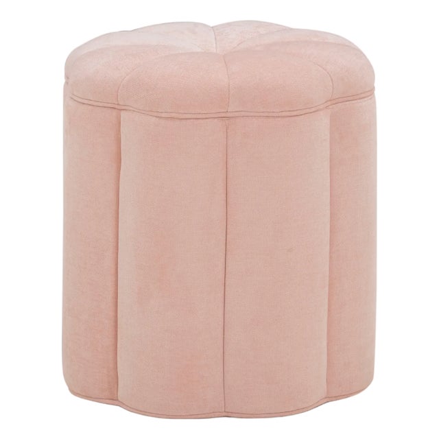 Fleur Pink Storage Ottoman For Sale In Los Angeles - Image 6 of 6
