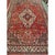 Red Vintage Persian Bakhtiari Rug, Handwoven Wool, Medallion Floral Pattern, Brick Red & Ivory, 7x11 For Sale - Image 8 of 15