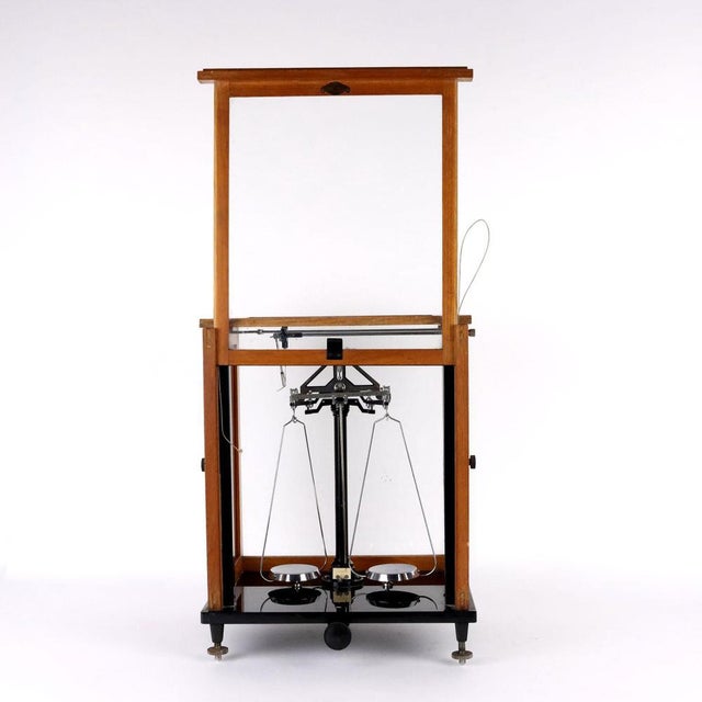 Analogue Scale in Teca by Galileo Sartorius, Milan For Sale - Image 3 of 13