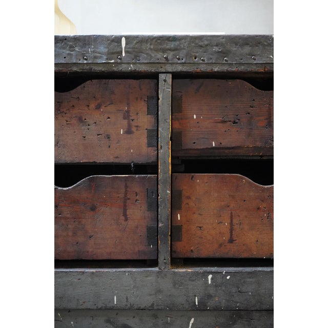 Wood Industrial Wooden Sideboard, 1900s For Sale - Image 7 of 18