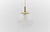 1960s Large Ball Pendant Lamp in Brass and Clear Glass, 1960s For Sale - Image 5 of 12
