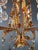 Metal 1940s Amber Crystal Chandelier For Sale - Image 7 of 8
