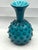 Empoli Empoli Hobnail Cased Glass Vase – Mid-Century Modern Italian Art Glass For Sale - Image 4 of 8