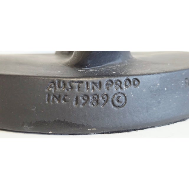 1980s Alexsander Danel Golf Sculpture Austin Production Golfer "In the Swing Ii" 1989 For Sale - Image 9 of 12