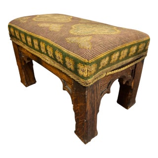 19th Century English Chapel Kneeler Stool For Sale