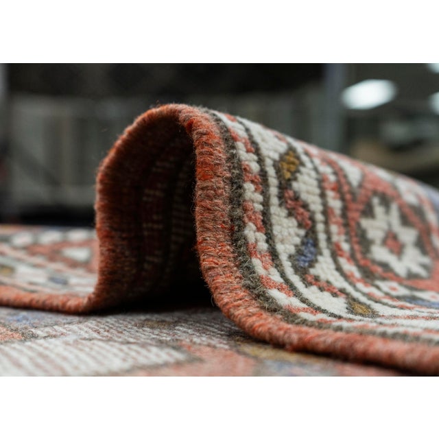 Textile Turkish Vintage Rug 3' x 7'10" #20682 For Sale - Image 7 of 8