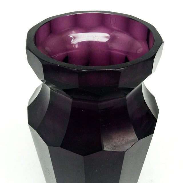 Crystal Vase from Moser by J. Hoffmann, Czechoslovakia, 1890s For Sale - Image 5 of 18