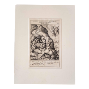 16th Century Old Master Engraving After Bernardino Passeri for Nadal's Evangelicae Historiae Imagines, Plate 14