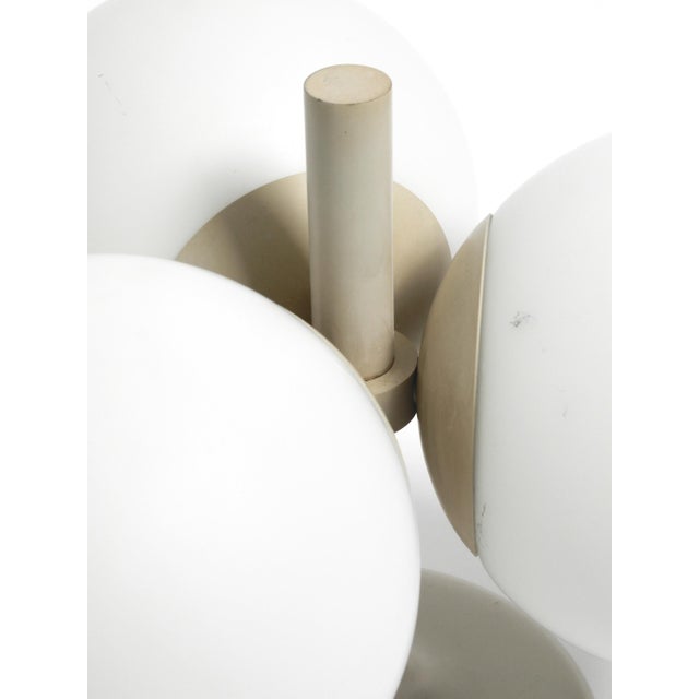 Gray Space Age Metal Ceiling Lamp from Kaiser-Leuchten, 1960s For Sale - Image 8 of 18