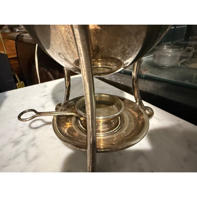 Silver-Plated Metal Soft-Boiled Egg Warmer, 1890s For Sale - Image 3 of 6