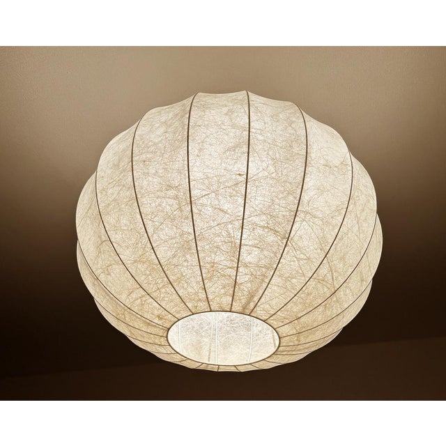 1960s Large Vintage Cocoon Pendant Light from Goldkant Leuchten, 1960s For Sale - Image 5 of 12