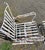 Metal 1960s Woodard Andalusian Spring Chair and Ottoman For Sale - Image 7 of 10