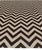 Early 21st Century Contemporary Zig-Zag Design Brown, White Wool Rug by Doris Leslie Blau For Sale - Image 5 of 7
