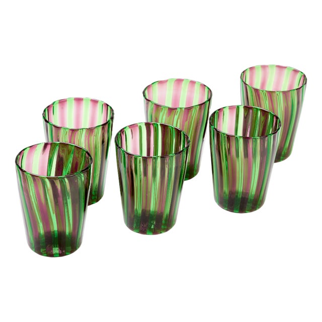 Italian Tequila Glasses by Angelo Ballarin for Ribes Studio, 2004, Set of 6 For Sale