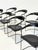 Vintage Ursala Dining Chairs in Black Leather from Arrben, Set of 8 For Sale - Image 10 of 18