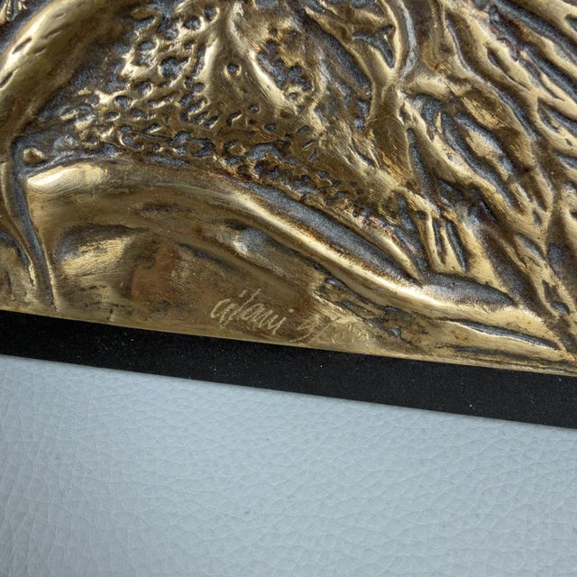 High Relief Bronze Sculpture Box by Alfredo Cifani, 1960s For Sale - Image 10 of 13