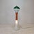 An exceptional and rare Italian Space Age floor lamp dating from the 1970s. This striking sculptural piece features...