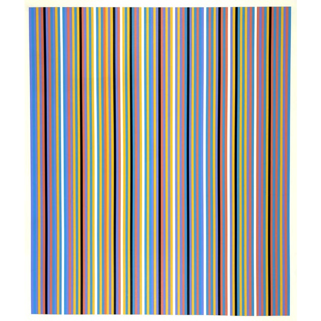 Bridget Riley Achaean Large Original Tate Silkscreen Print For Sale - Image 4 of 11