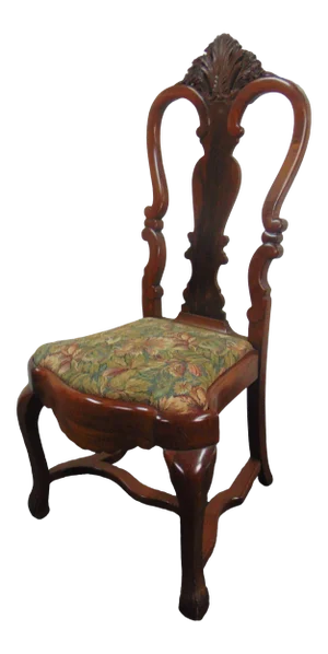 Chippendale Carved Mahogany Side Chair