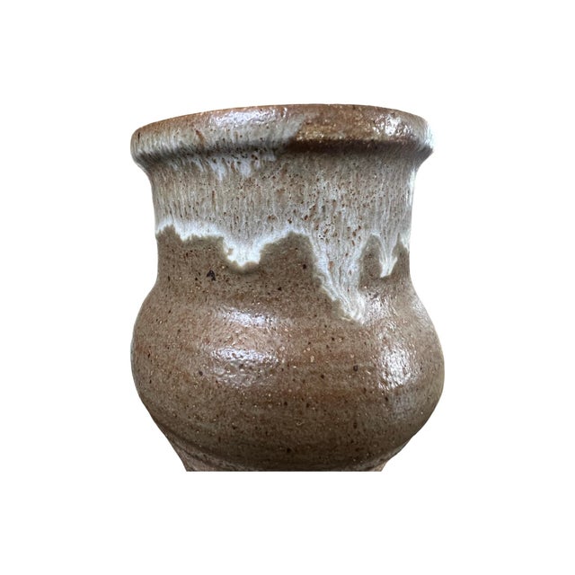 1960s Studio Ceramic Vessel Planter For Sale - Image 4 of 8