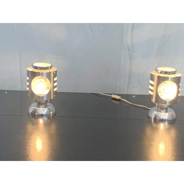 1970s Space Age Table Lamps, 1970s, Set of 2 For Sale - Image 5 of 7
