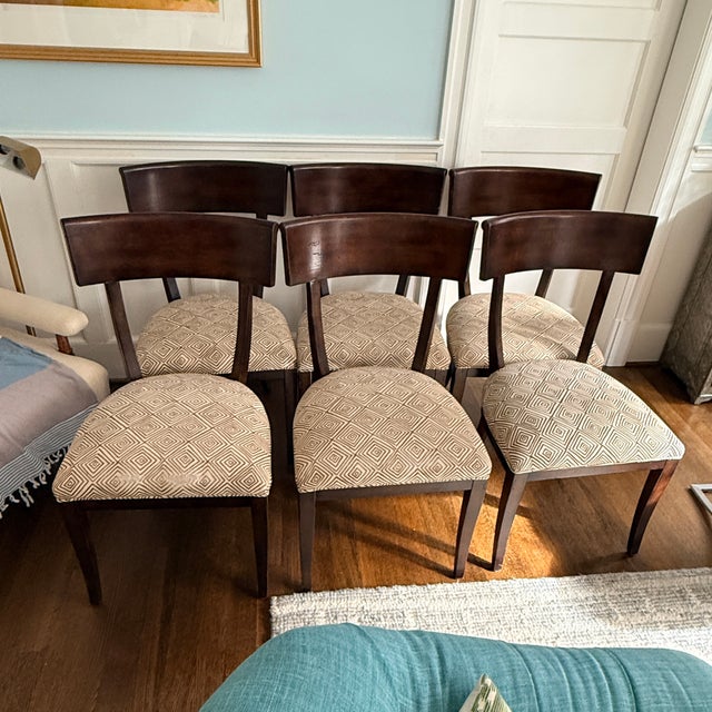 Set of Six Milling Road Dining Chairs For Sale - Image 9 of 9