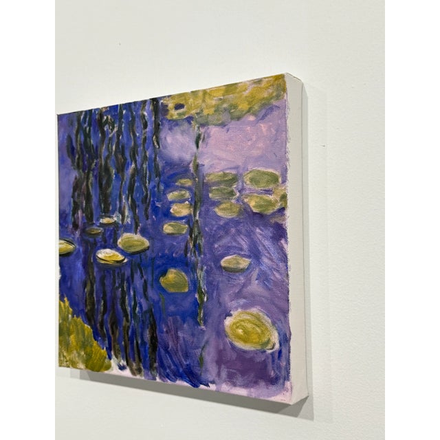 Traditional Water Lilies Study, Original Painting by Bridgette Duran For Sale - Image 3 of 6