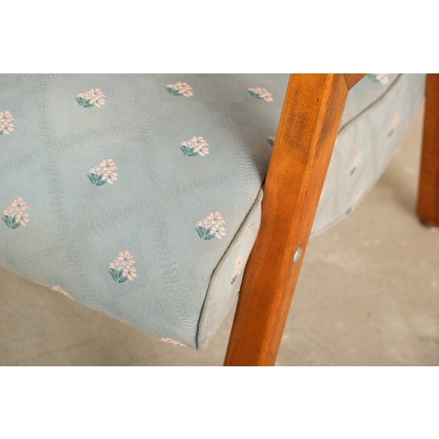 Mid Century Modern Armchair Attributed to Leslie Diamond for Conant Ball For Sale - Image 9 of 15
