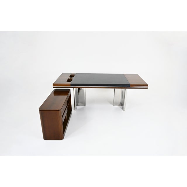 Italian Desk attributed to Hans Von Klier for Skipper, 1970s For Sale - Image 4 of 15