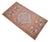 Rose Pink Vintage Oushak Mat, Small Turkish Rug Earthy Colors Doormat Laundry Room Decor - 1'7" X 3' For Sale - Image 4 of 13
