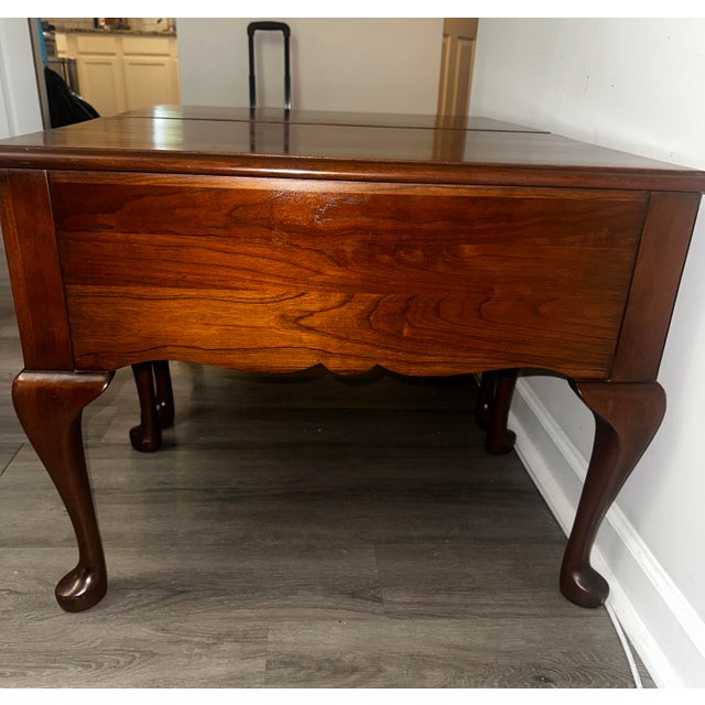 Vintage Queen Anne Style Bedside Tables For Sale In Raleigh - Image 6 of 7