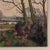 Antique Oil Painting on Canvas by Victor Fermans 'Winter Village Landscape' For Sale - Image 9 of 16