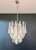 Italian Murano Glass Lattimo Petals Chandelier, 1990s For Sale - Image 9 of 18