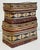 Chinese Vintage Stacking Woven Reed Lidded Basket Boxes For Sale - Image 3 of 9