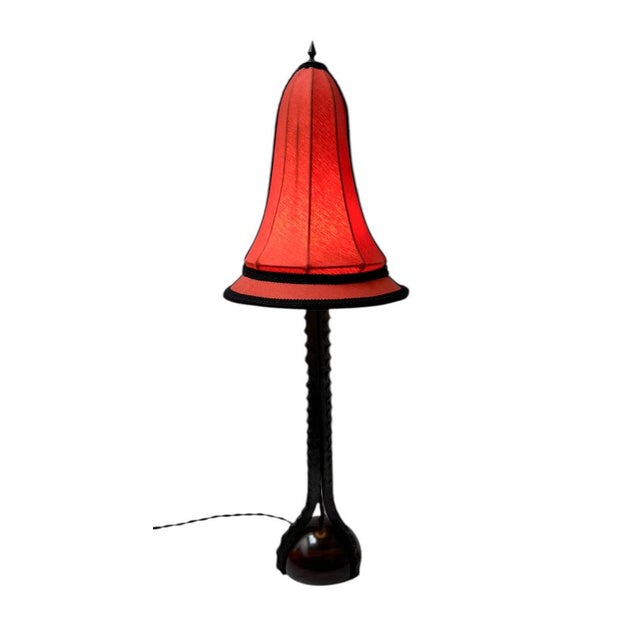 Art Deco Amsterdam School Table Lamp by Piet Kramer, 1920s For Sale - Image 12 of 12