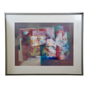 Tom Anderson XL Modern Mixed Media Abstract Expressionist Art 50"