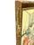 Vintage Spanish Style Naïve Folk Art Interior Painting in Ornate Carved Wood Frame For Sale - Image 10 of 12