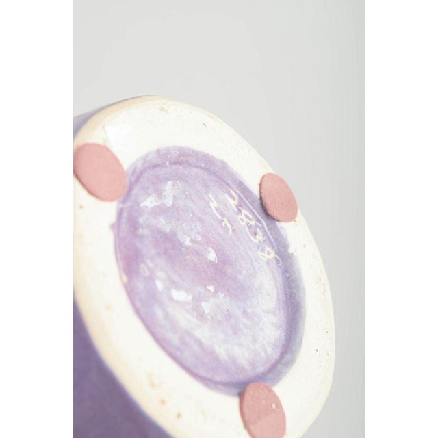 European Sculptural Studio Pottery Ceramic Vase, 1980s For Sale - Image 4 of 5