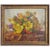 1940s Floral Still Life Oil Painting with Original Frame For Sale In San Francisco - Image 6 of 6