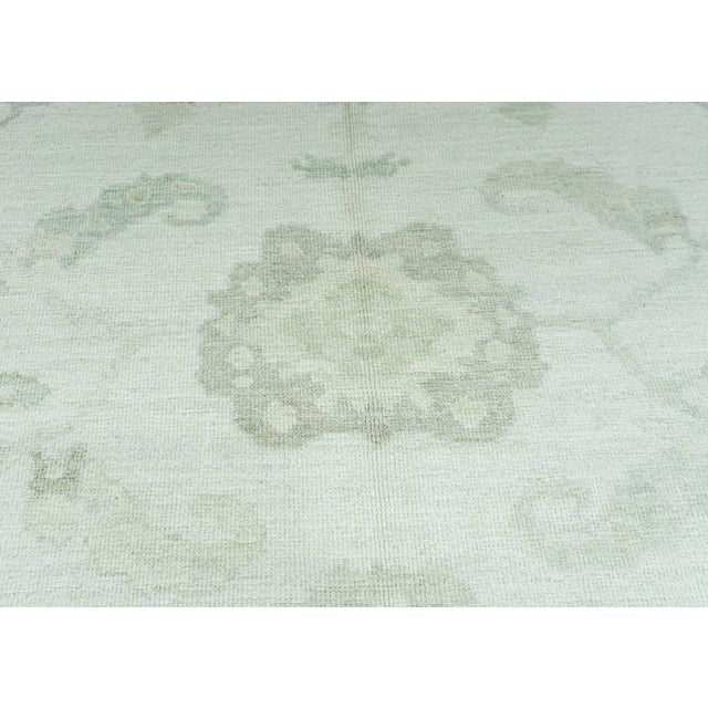 Turkish Turkish Oushak Rug 8'1" x 9'9" #19403 For Sale - Image 3 of 8