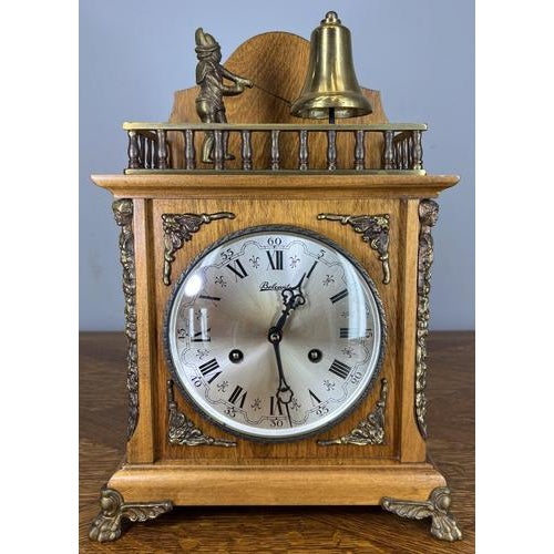 Charming Vintage French Belcanto Mantel Clock This characterful vintage French Belcanto clock features an engaging...