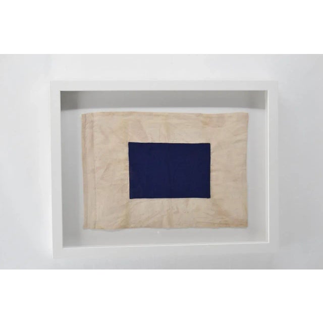 Modern Coastal Wall Decor Letter "S" Framed Wall Art For Sale - Image 3 of 4