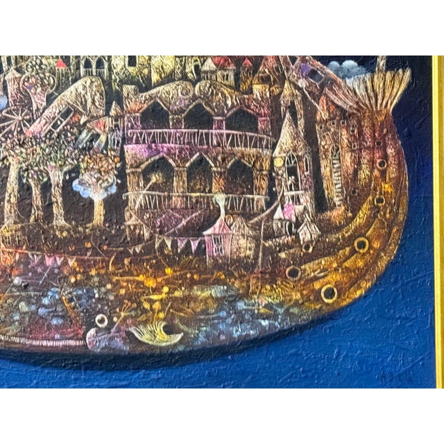 Eduardo Miguel Abela Torras Oil on Canvas Va Llena, 1997 For Sale In Charleston - Image 6 of 12