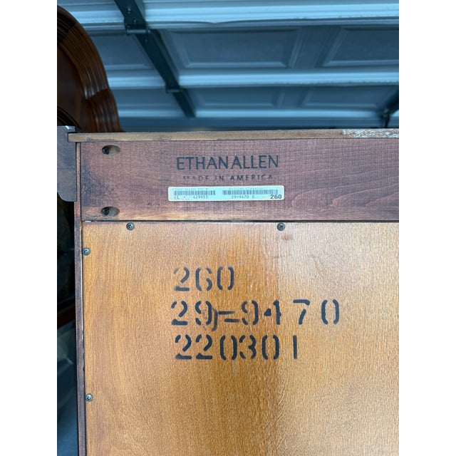 2000 - 2009 Ethan Allen British Classics Wood Entertainment Armoire For Sale - Image 5 of 5