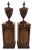Antique George III Mahogany Inlaid Wine Urns, 1800, Set of 2 For Sale